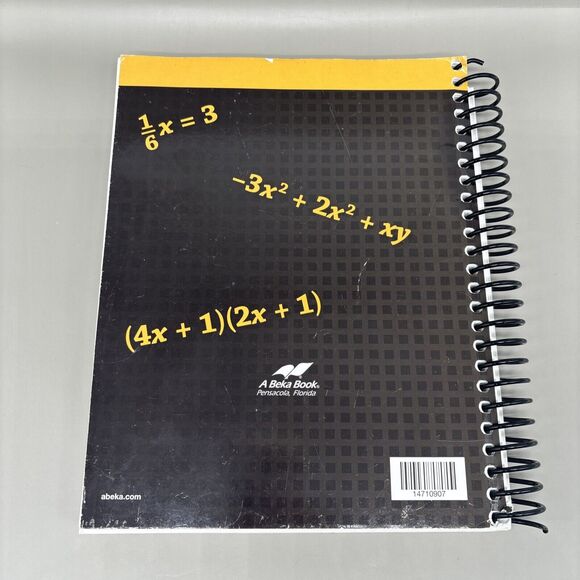 A Beka Pre-Algebra Teacher Key Work-Text Third Edition Traditional Math Series - Picture 2 of 2